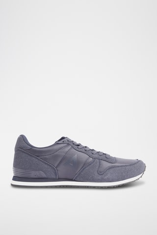 Nubuck Sneakers - Marineblauw