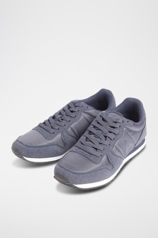 Nubuck Sneakers - Marineblauw