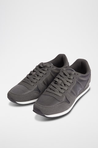 Nubuck Sneakers - Donkergrijs