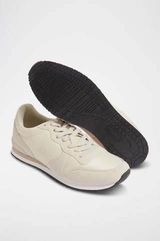 Nubuck Sneakers - Ivoorkleurig