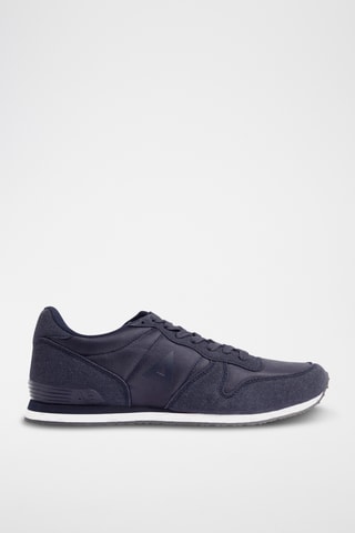 Nubuck Sneakers - Marineblauw