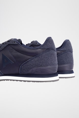 Nubuck Sneakers - Marineblauw