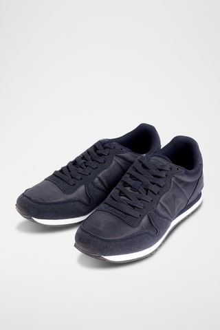 Nubuck Sneakers - Marineblauw