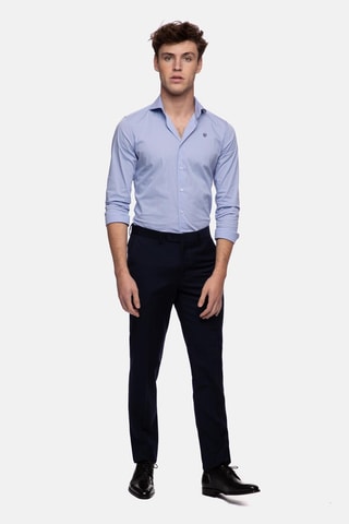 Pantalon Slim Fit - Marineblauw