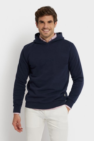 Sweater met Capuchon - Marineblauw