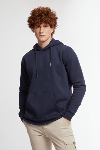 Sweater met Capuchon - Marineblauw