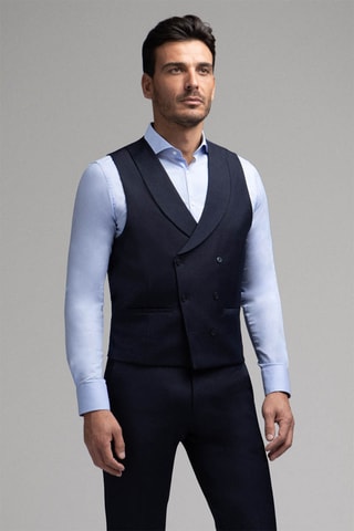 Mouwloos Vest - Marineblauw