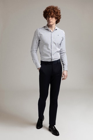 Pantalon Slim Fit - Marineblauw