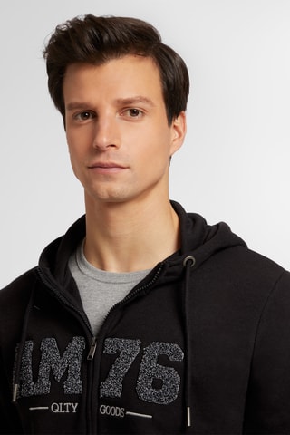 Sweater met Capuchon - Zwart