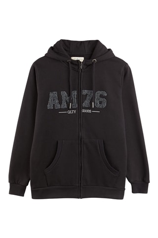 Sweater met Capuchon - Zwart