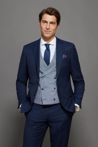 Mouwloos Linnen Vest - Lichtblauw