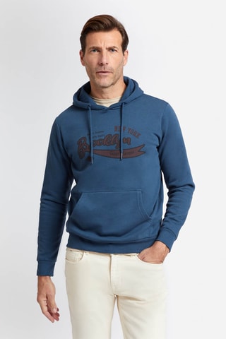 Sweater met Capuchon - Kobaltblauw