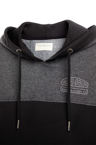 Sweater met Capuchon - Donkergrijs en Zwart