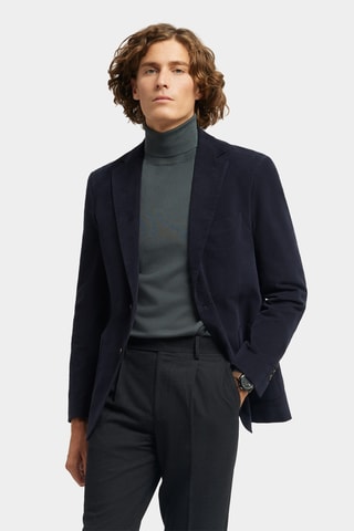 Velours Jasje - Marineblauw