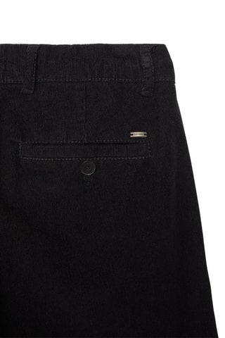 Velours Broek Regular Fit - Zwart