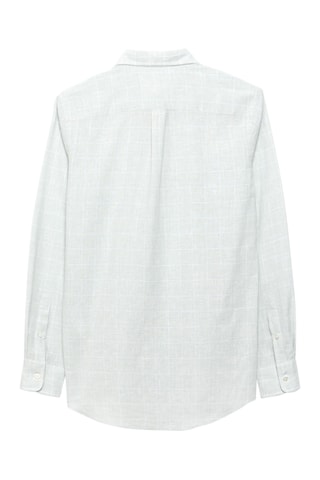 Linnen Overhemd Regular - Lichtgroen