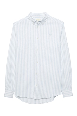 Linnen Overhemd Regular - Hemelsblauw