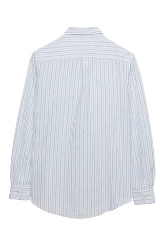 Linnen Overhemd Regular - Hemelsblauw