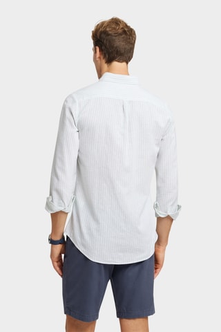 Linnen Overhemd Regular - Lichtgroen