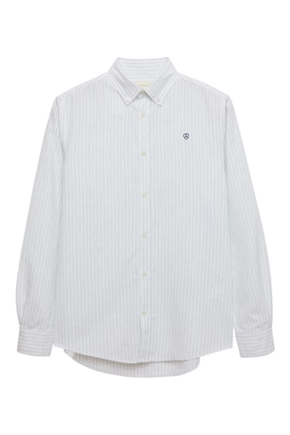 Linnen Overhemd Regular - Lichtgroen