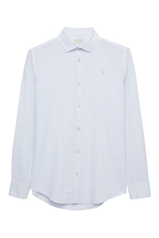 Linnen Overhemd Regular - Hemelsblauw