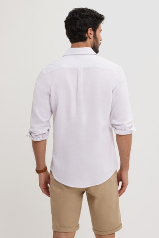 Linnen Overhemd Regular - Beige