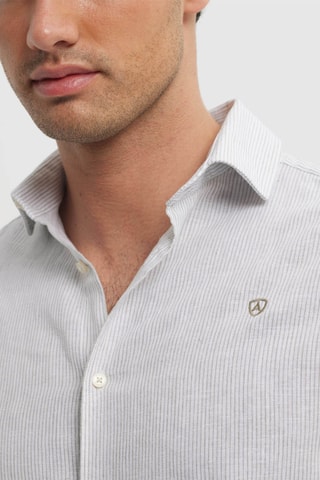 Linnen Overhemd Regular - Grijs