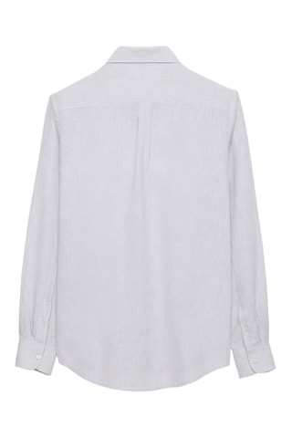 Linnen Overhemd Regular - Grijs