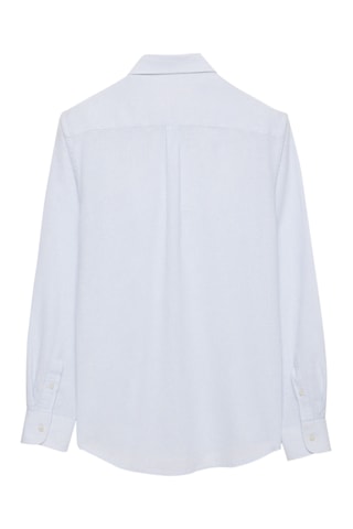 Linnen Overhemd Regular - Hemelsblauw