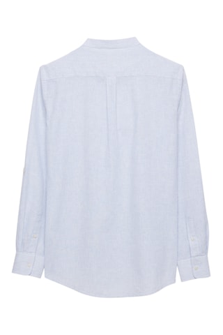 Linnen Overhemd Regular - Hemelsblauw