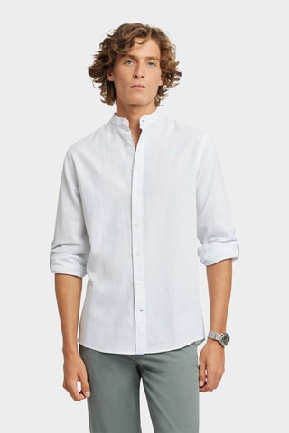 Overhemd Regular Fit - Zeegroen