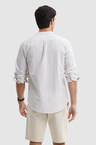 Linnen Overhemd Regular - Beige