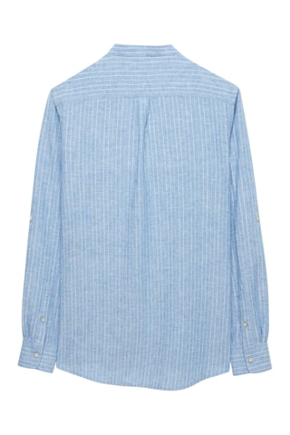 Linnen Overhemd Regular - Hemelsblauw