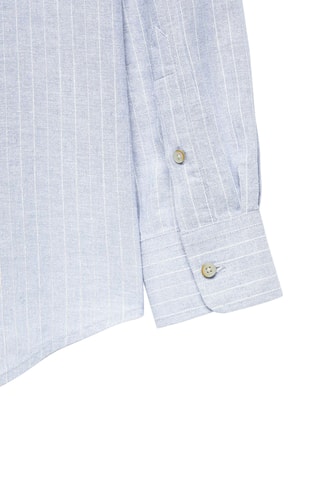 Linnen Overhemd Regular - Hemelsblauw