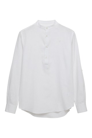 Linnen Overhemd Regular - Roze