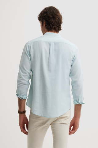 Linnen Overhemd Regular - Lichtgroen