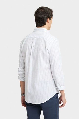 Linnen Overhemd Regular - Hemelsblauw