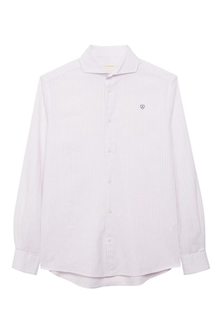 Linnen Overhemd Regular - Roze