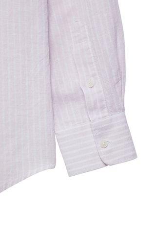 Linnen Overhemd Regular - Roze