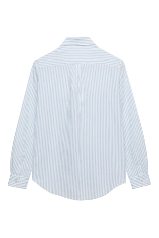 Linnen Overhemd Regular - Hemelsblauw