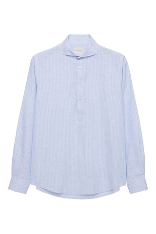 Linnen Overhemd Regular - Hemelsblauw