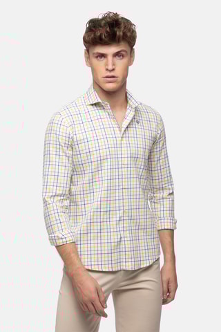 Overhemd Regular Fit - Geel