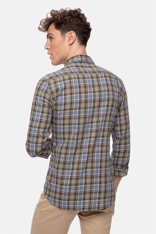 Overhemd Regular Fit - Bruin