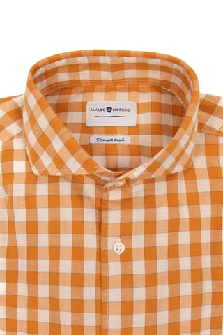 Overhemd Regular Fit - Mosterdgeel