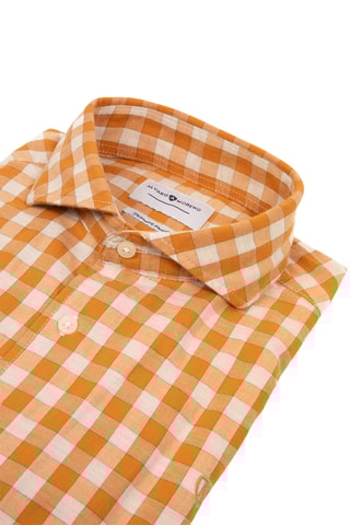 Overhemd Regular Fit - Mosterdgeel