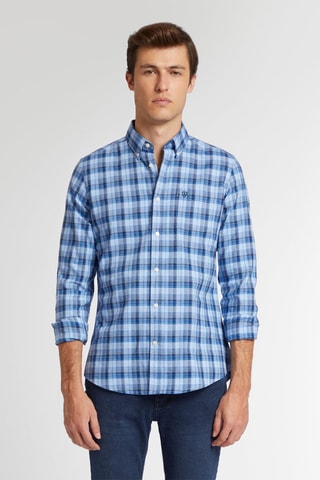 Overhemd Regular Fit - Blauw