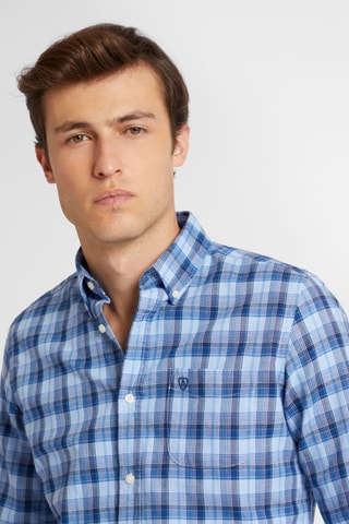 Overhemd Regular Fit - Blauw