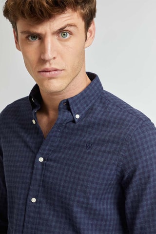 Overhemd Regular Fit - Marineblauw