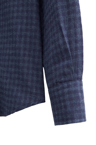 Overhemd Regular Fit - Marineblauw