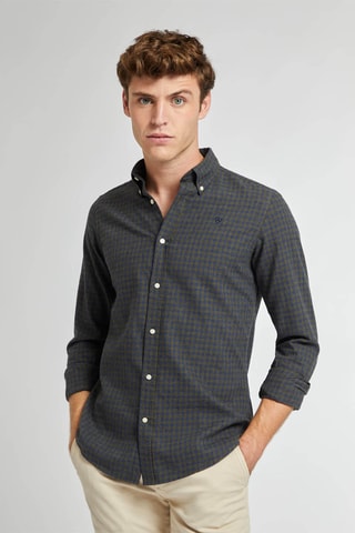 Overhemd Regular Fit - Kaki